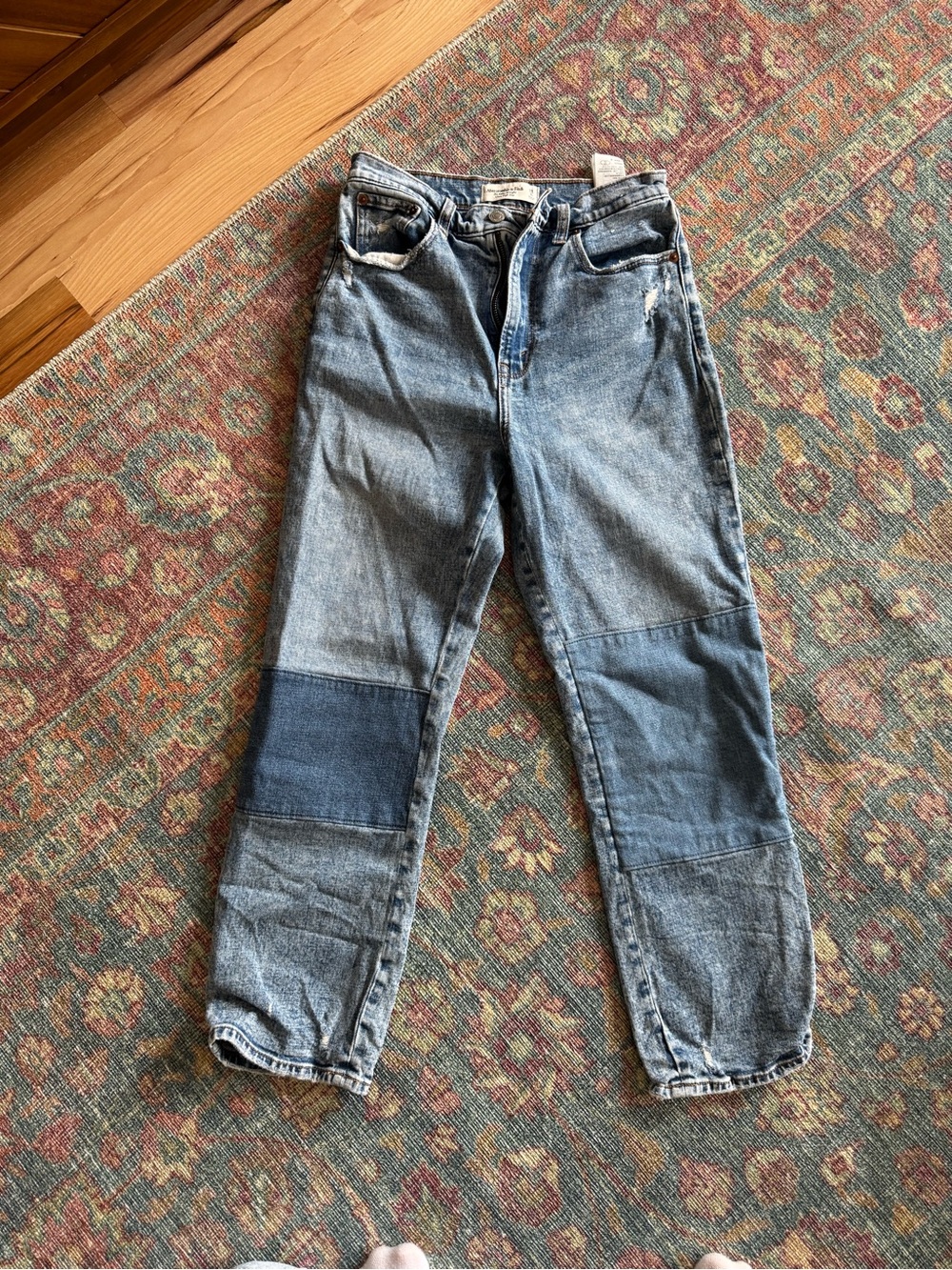 high rise abercrombie jeans